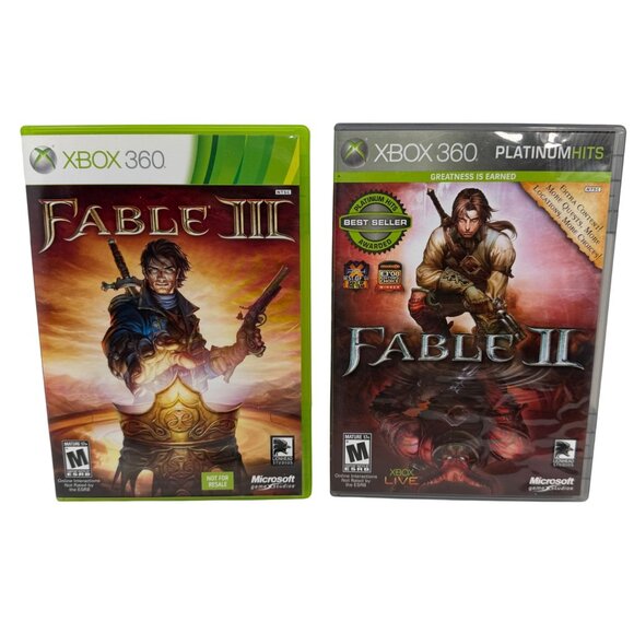 Xbox Other - Xbox 360 - Fable 2 & 3 Bundle - CIB - Tested/Works